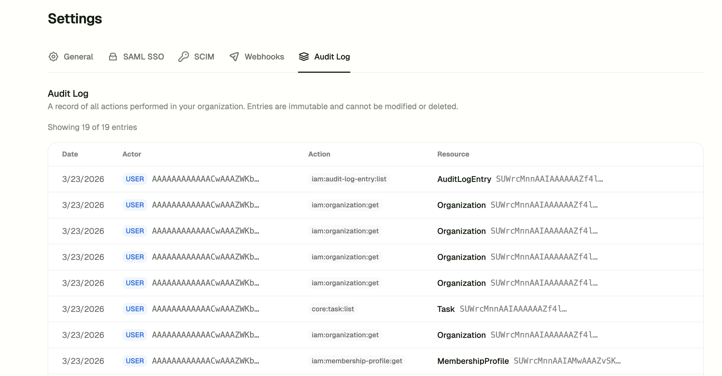 Access Logs