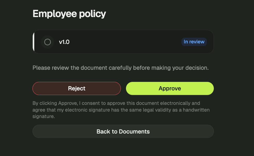 Document Approval Workflow