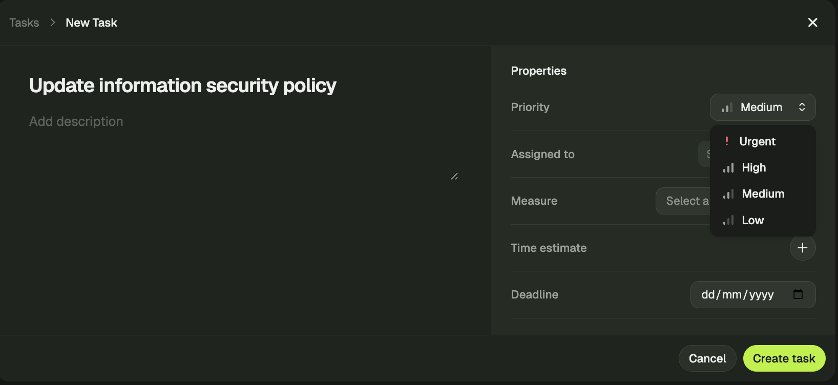 Task Priority