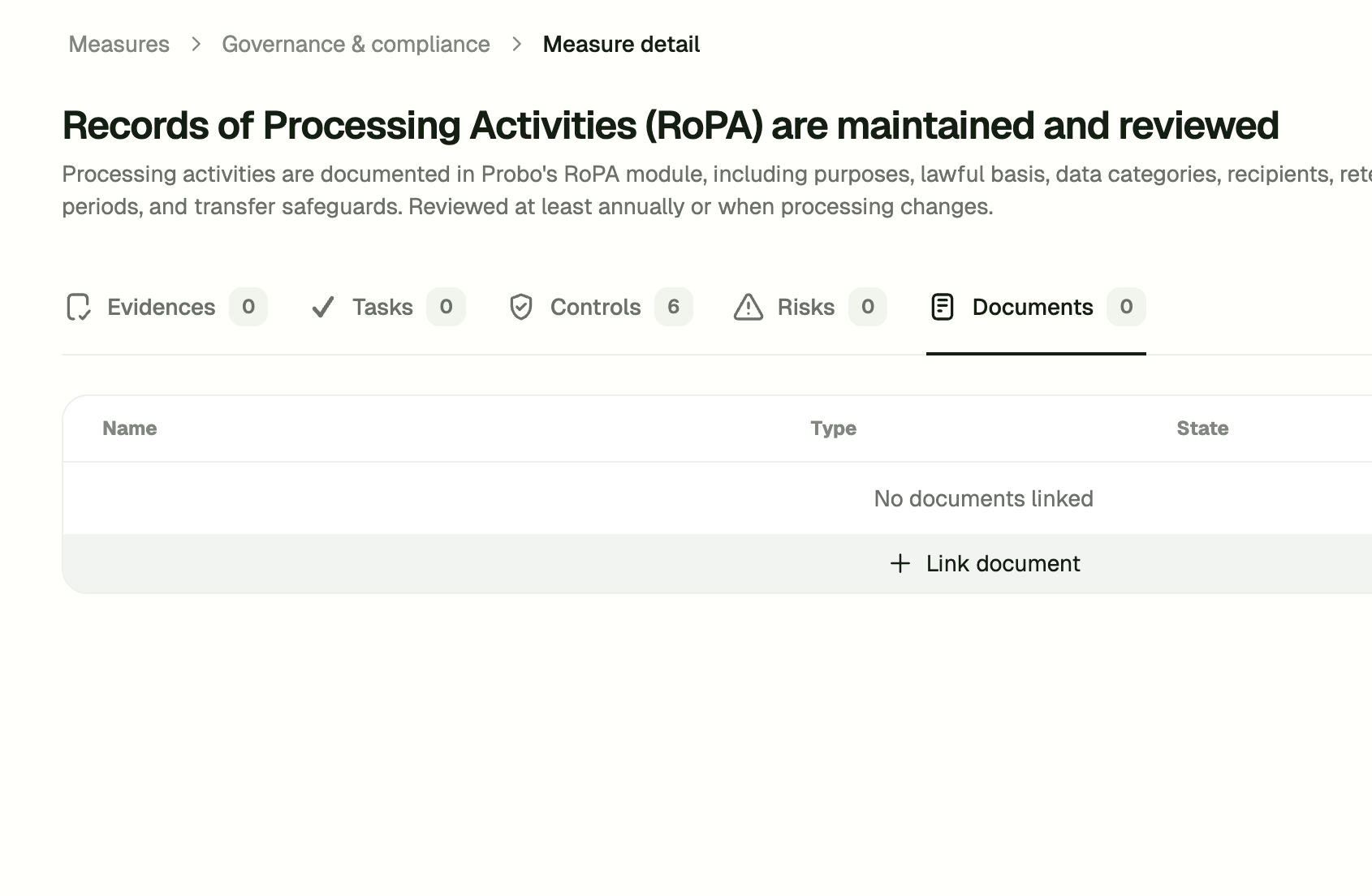Measure-Document Linking